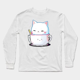 Cute Cat Long Sleeve T-Shirt